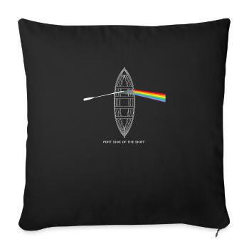 Port Side - Sofa pillowcase 17,3'' x 17,3'' (45 x 45 cm) - black - Front
