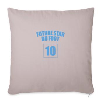 Future star du foot - Housse de coussin décorative 45 x 45 cm - taupe clair - Devant