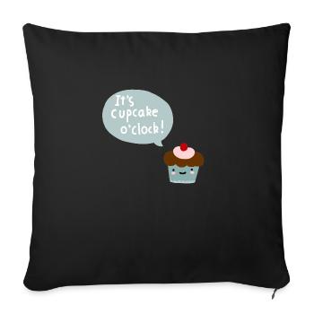 Cupcake - Sofakissenbezug 45 x 45 cm - Schwarz - Vorne
