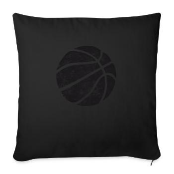 Basket-ball Basketball Basket - Housse de coussin décorative 45 x 45 cm - noir - Devant