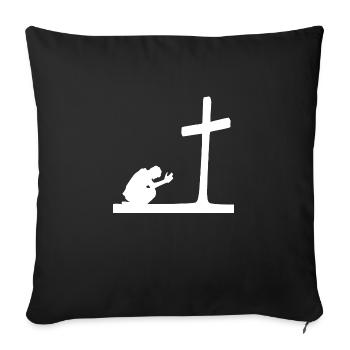 Christianity Collection - Sofa pillowcase 17,3'' x 17,3'' (45 x 45 cm) - black - Front