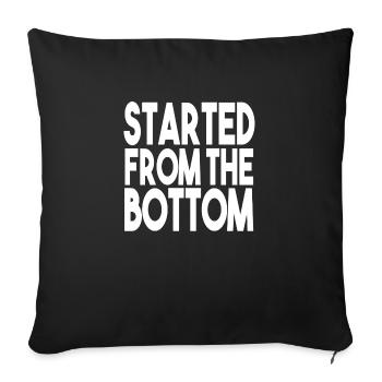 STARTED FROM THE BOTTOM / SFTB SpongeBOZZ Pullover - Sofa pillowcase 17,3'' x 17,3'' (45 x 45 cm) - black - Front
