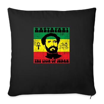 Reggae - Sofakissenbezug 45 x 45 cm - Schwarz - Vorne