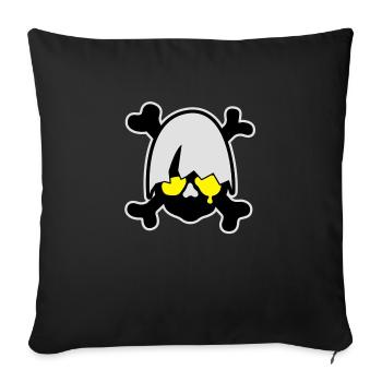 Kali hero - Housse de coussin décorative 45 x 45 cm - noir - Devant