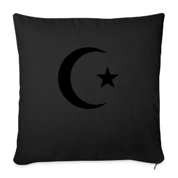 Islam - Sofa pillowcase 17,3'' x 17,3'' (45 x 45 cm) - black - Front