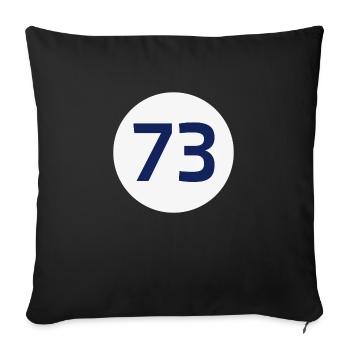 73, le meilleur numéro Big Bang - Housse de coussin décorative 45 x 45 cm - noir - Devant