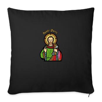 St Pierre - Housse de coussin décorative 45 x 45 cm - noir - Devant