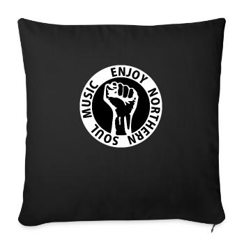 Digital - Enjoy Northern Soul Music - nighter keep - Housse de coussin décorative 45 x 45 cm - noir - Devant