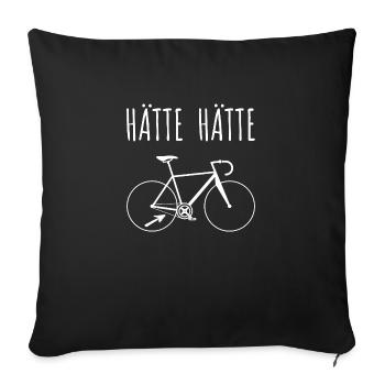 Avait eu une chaîne de vélo - Housse de coussin décorative 45 x 45 cm - noir - Devant