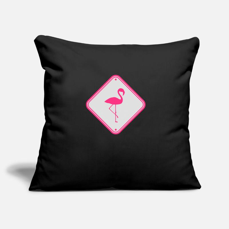 warning note caution caution shield danger fla Sofa pillowcase 17,3'' x 17,3'' (45 x 45 cm)