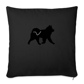 Tatzy-Rasi 01 - Sofakissenbezug 45 x 45 cm - Schwarz - Vorne