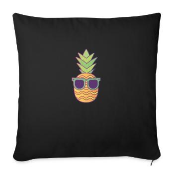 Cool ANANAS - Housse de coussin décorative 45 x 45 cm - noir - Devant
