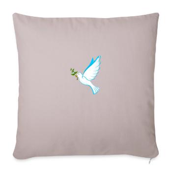 Dove of Peace - Sofa pillowcase 17,3'' x 17,3'' (45 x 45 cm) - light taupe - Front