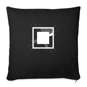 Abstract 2 - Sofakissenbezug 45 x 45 cm - Schwarz - Vorne