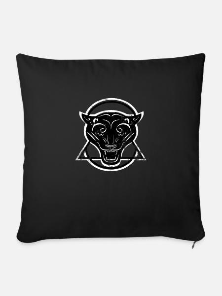 Panther - Sofakissenbezug 45 x 45 cm - Schwarz