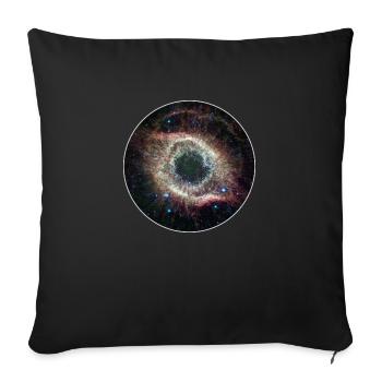 Galaxy - Space - Stars - Cosmic - Art - Universe - Sofa pillowcase 17,3'' x 17,3'' (45 x 45 cm) - black - Front