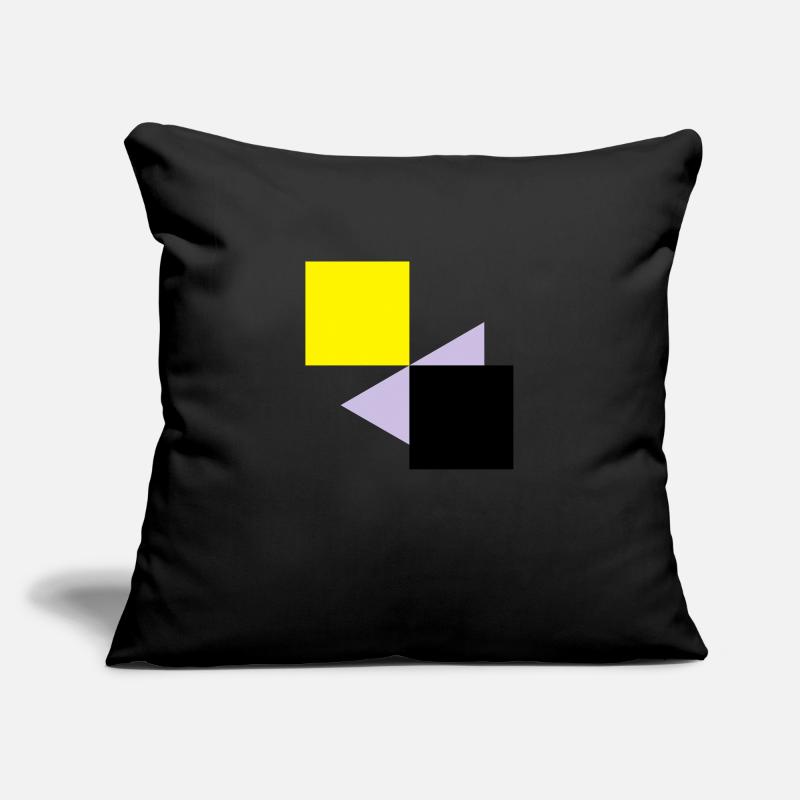 Abstrakte Quadrate Sofakissenbezug 45 x 45 cm