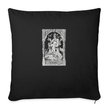 Odin - Sofakissenbezug 45 x 45 cm - Schwarz - Vorne