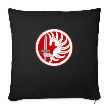 insigne para simple - Housse de coussin décorative 45 x 45 cm - noir - Devant