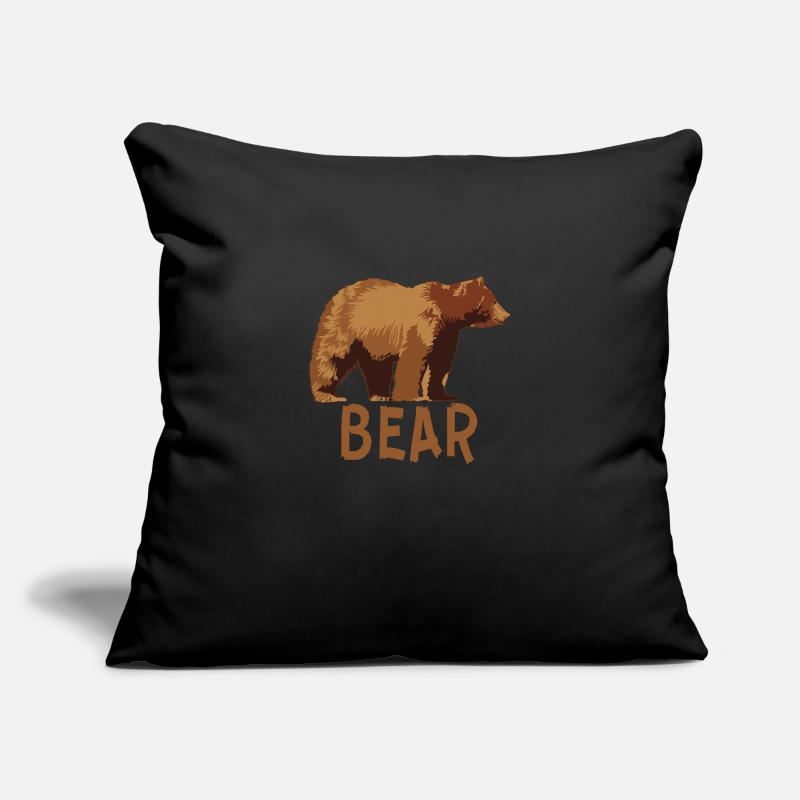 Bear design Sofa pillowcase 17,3'' x 17,3'' (45 x 45 cm)