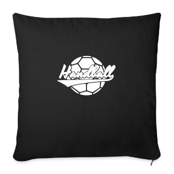 Handball Team T-Shirts Sport Gift Idea - Sofa pillowcase 17,3'' x 17,3'' (45 x 45 cm) - black - Front