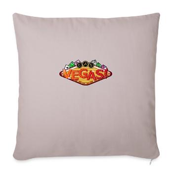 Las Vegas Dice Chip Cocktail - Sofa pillowcase 17,3'' x 17,3'' (45 x 45 cm) - light taupe - Front