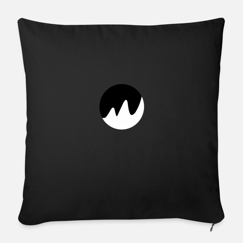 Logo - Sofakissenbezug 45 x 45 cm - Schwarz