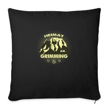 Grimming Steiermark - Sofakissenbezug 45 x 45 cm - Schwarz - Vorne