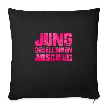 junggesellinnenabschied pink - Sofakissenbezug 45 x 45 cm - Schwarz - Vorne