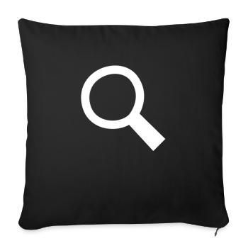 Search - Sofa pillowcase 17,3'' x 17,3'' (45 x 45 cm) - black - Front