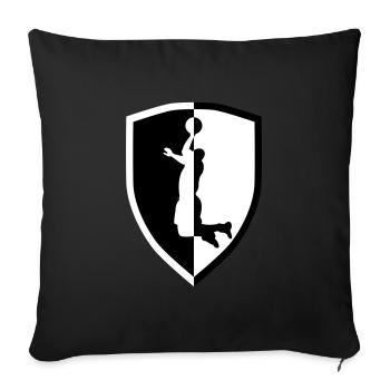 Basketball - slam dunk - Sofa pillowcase 17,3'' x 17,3'' (45 x 45 cm) - black - Front