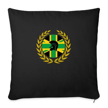 UNITY JAM SKA LAUREL DESIGN - Sofa pillowcase 17,3'' x 17,3'' (45 x 45 cm) - black - Front