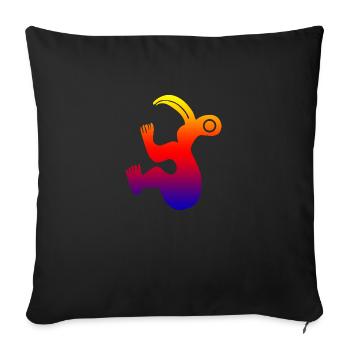Osterinsel Birdman Tribal Tattoo Idée cadeau - Housse de coussin décorative 45 x 45 cm - noir - Devant