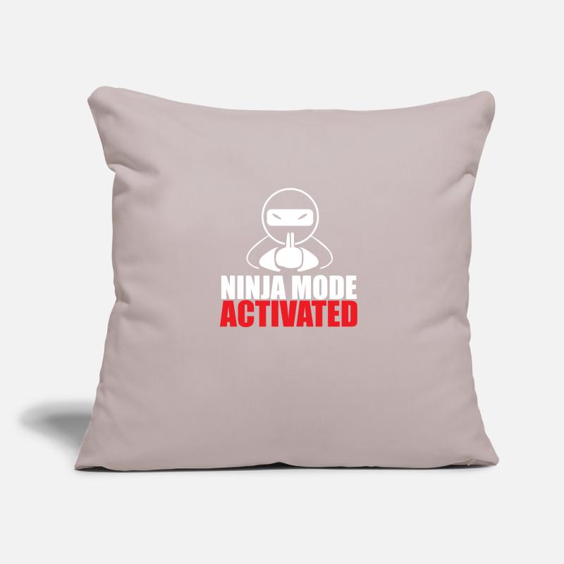 Ninja mode activated Ninja lover gift idea Sofa pillowcase 17,3'' x 17,3'' (45 x 45 cm)