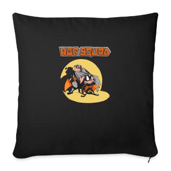 The Hog Squad - Sofakissenbezug 45 x 45 cm - Schwarz - Vorne
