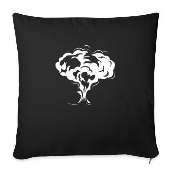 explosion - Housse de coussin décorative 45 x 45 cm - noir - Devant