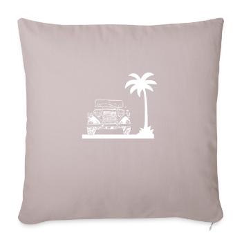 Voiture - Housse de coussin décorative 45 x 45 cm - taupe clair - Devant