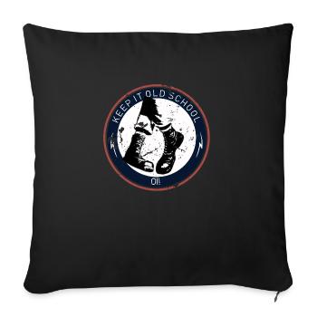 Keep It Oldsccol - Keep It Strong - OI Skinhead - Sofa pillowcase 17,3'' x 17,3'' (45 x 45 cm) - black - Front