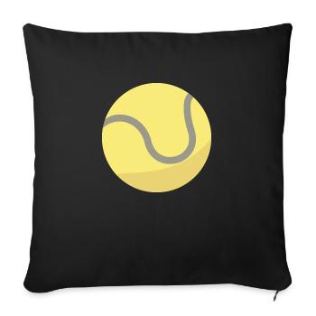 Tennis Ball - Housse de coussin décorative 45 x 45 cm - noir - Devant