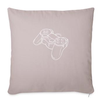 game controller - Sofa pillowcase 17,3'' x 17,3'' (45 x 45 cm) - light taupe - Front