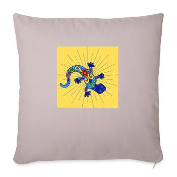 lumières de la crème - Housse de coussin décorative 45 x 45 cm - taupe clair - Devant