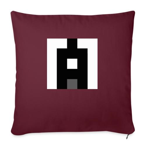 symbol M schwarzweiß - Sofakissenbezug 45 x 45 cm