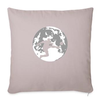 football - pleine lune - Housse de coussin décorative 45 x 45 cm - taupe clair - Devant