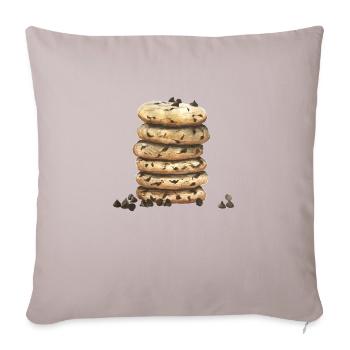 Cookies - Sofa pillowcase 17,3'' x 17,3'' (45 x 45 cm) - light taupe - Front