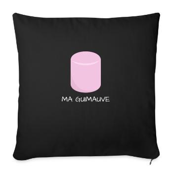 MA GUIMAUVE - Housse de coussin décorative 45 x 45 cm - noir - Devant