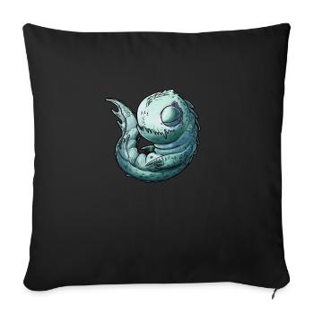 Bébé Léviathan - Housse de coussin décorative 45 x 45 cm - noir - Devant