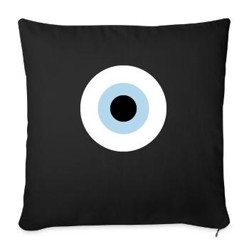 Nazar - Sofa pillowcase 17,3'' x 17,3'' (45 x 45 cm) - black - Front