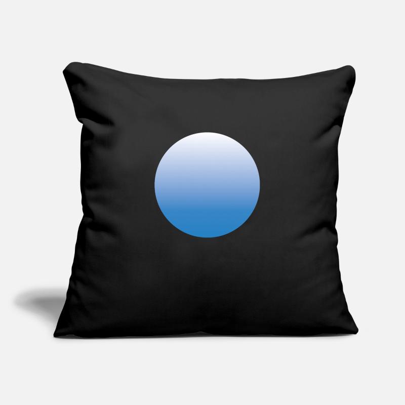 Sun blue with gradient 02 Sofa pillowcase 17,3'' x 17,3'' (45 x 45 cm)