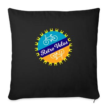 Vélo Biking Triathlon Cycling - Housse de coussin décorative 45 x 45 cm - noir - Devant