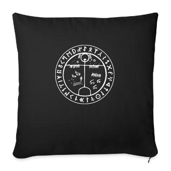 Kamdavulu Tengei - Housse de coussin décorative 45 x 45 cm - noir - Devant